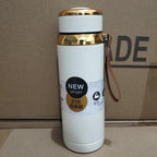 800ml Matte Stainless Steel Bottle Leak Proof Durable Hot Cold Water Bottle For Office Gym Travel | Cream