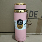 800ml Matte Stainless Steel Bottle Leak Proof Durable Hot Cold Water Bottle For Office Gym Travel | Cream