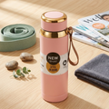 800ml Matte Stainless Steel Bottle Leak Proof Durable Hot Cold Water Bottle For Office Gym Travel | Cream