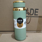 800ml Matte Stainless Steel Bottle Leak Proof Durable Hot Cold Water Bottle For Office Gym Travel | Cream
