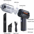 3-In-1 Portable Cordless Vacuum Cleaner – Compact Handheld Dust Cleaner With Removable Box
