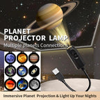 USB Ceiling Moon Earth Projection Atmosphere Light Starry Sky Lamp - 6 Lenses