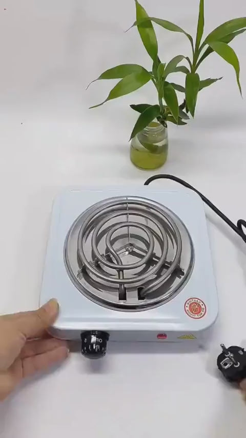 RAF 1000W Single Electric Stove – Portable Adjustable Temperature Control & Overheat Protection